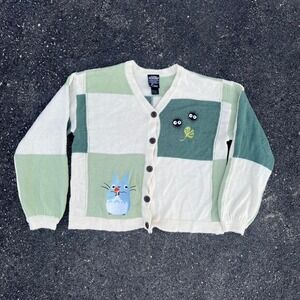 My Neighbor Totoro Patchwork Cardigan Size M